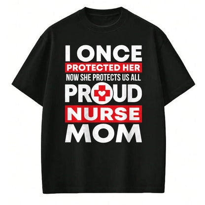 Funny Nurse Shirt, Nurse Unisex T-Shirt/Hoodie/Sweatshirt HLT00 - Proud Nurse Mom Love RN Daughter T-Shirt