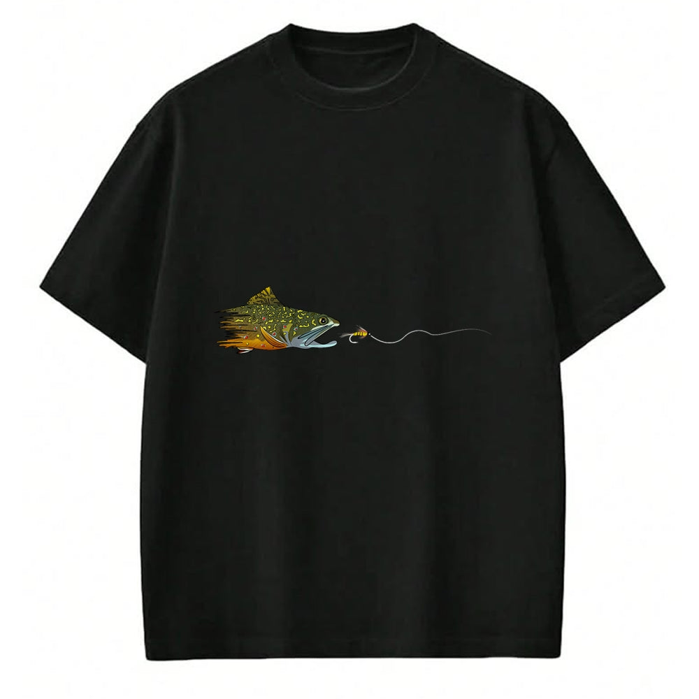 Funny Fishing Shirt, Gift For Fishing Lover Unisex T-Shirt/Hoodie/Sweatshirt HLT00 - Fly Fishing Brook Trout Dry Flies Tying Fisherman T-Shirt