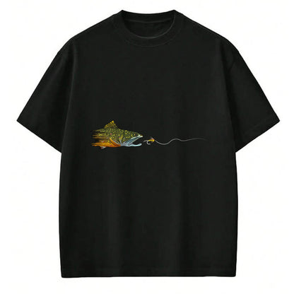 Funny Fishing Shirt, Gift For Fishing Lover Unisex T-Shirt/Hoodie/Sweatshirt HLT00 - Fly Fishing Brook Trout Dry Flies Tying Fisherman T-Shirt