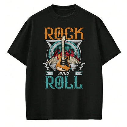 Guitar Lover Shirt, Funny Guitar UnisexT-Shirt/Hoodie/Sweatshirt HLT00 - Vintage Retro 80s Rock & Roll Music Guitar Wings T-Shirt