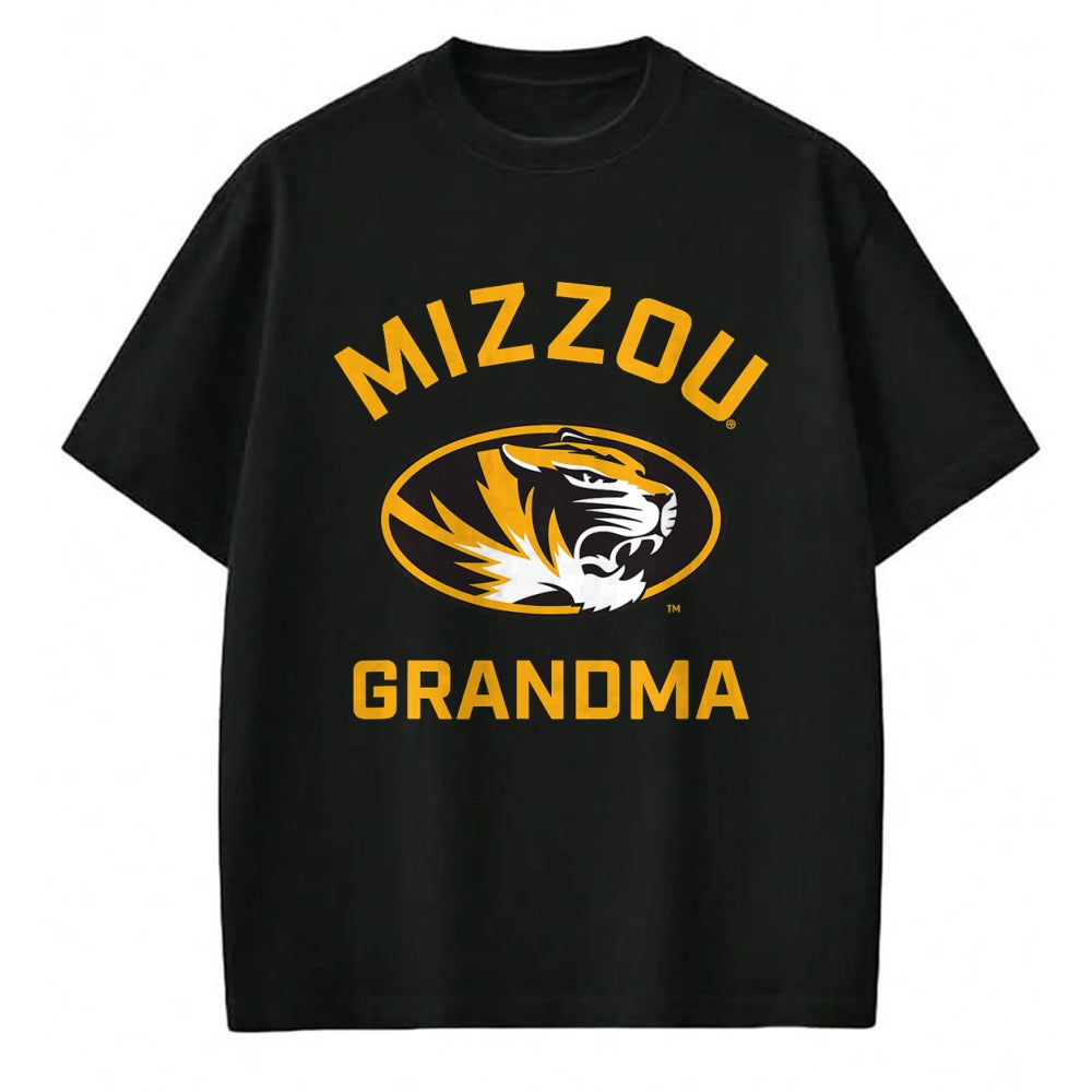 Best Grandma Shirt, Proud Grandma Unisex T-Shirt/Hoodie/Sweatshirt HLT00 - University of Missouri Mizzou Tigers Arched Grandma T-Shirt