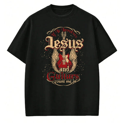 Christian Tee, Christian Faith Unisex T-Shirt/Hoodie/Sweatshirt HLT00 - Guitarist Guitar Musician Christian Music Jesus T-Shirt