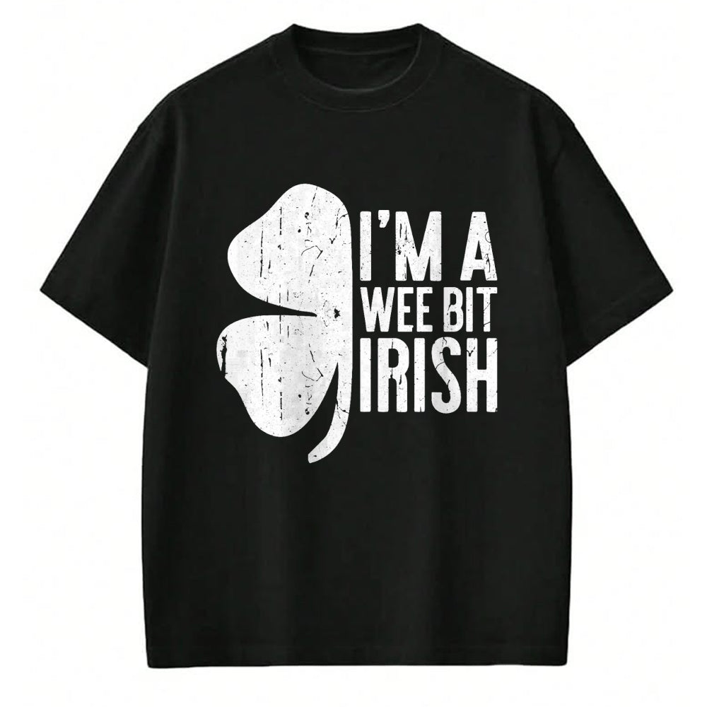 Patrick Day Shirts for Family, Funny Patrick Day shirts, st patrick's day Unisex T-Shirt/Hoodie/Sweatshirt HLT00 - I_m A Wee Bit Irish T-Shirt St Patricks Day Shirt T-Shirt