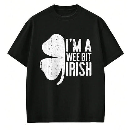 Patrick Day Shirts for Family, Funny Patrick Day shirts, st patrick's day Unisex T-Shirt/Hoodie/Sweatshirt HLT00 - I_m A Wee Bit Irish T-Shirt St Patricks Day Shirt T-Shirt