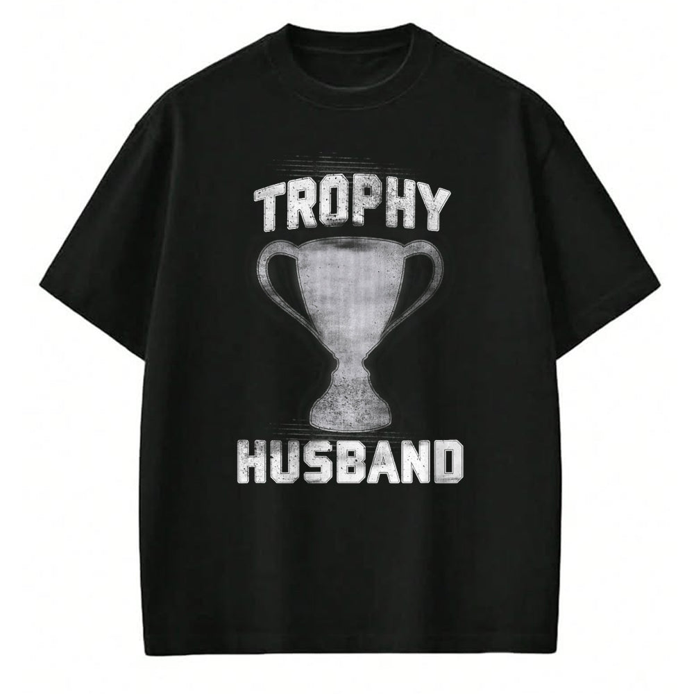 Best Wife Shirt, Wife and Husband Unisex T-Shirt/Hoodie/Sweatshirt HLT00 - Cool Vintage Style Trophy Husband Spouse T-Shirt Valentines T-Shirt