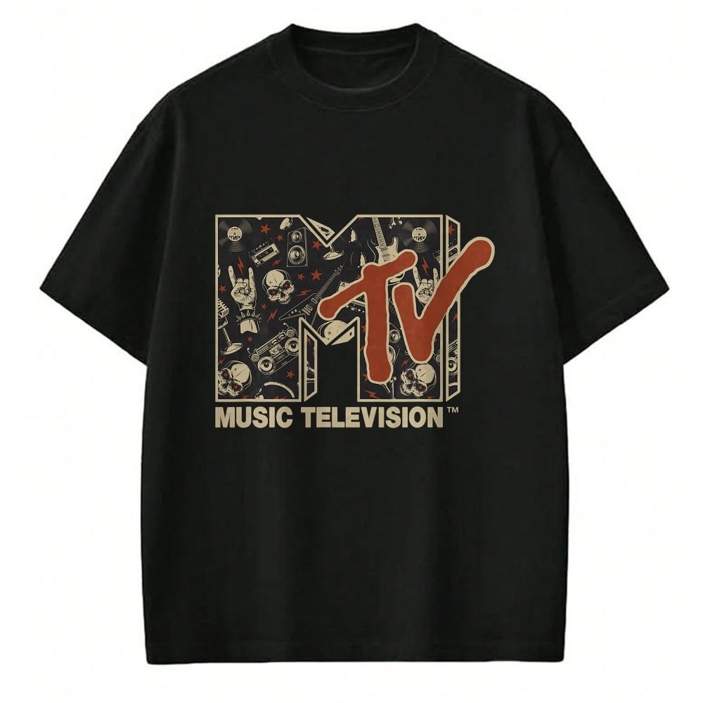 Guitar Lover Shirt, Funny Guitar UnisexT-Shirt/Hoodie/Sweatshirt HLT00 - MTV Rock n Roll Music Hard Heavy Metal Skull Guitar Vintage T-Shirt