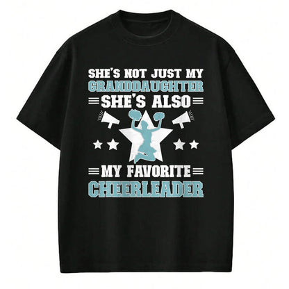 Best Grandpa Shirt, Proud Grandpa Unisex T-Shirt/Hoodie/Sweatshirt HLT00 - My Granddaughter Cheer Grandpa Of A Cheerleader Grandfather T-Shirt