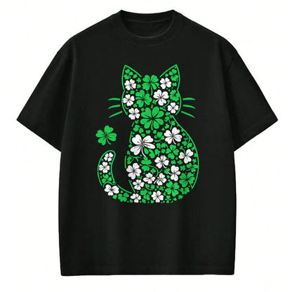 Patrick Day Shirts for Family, Funny Patrick Day shirts, st patrick's day Unisex T-Shirt/Hoodie/Sweatshirt HLT00 - Shamrock Irish Cat Graphic Saint Patrick Day for Cat Lovers T-Shirt