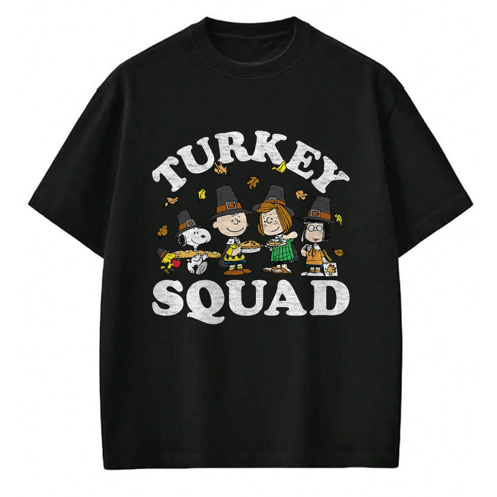 Best Thanksgiving Family Shirt , Funny Thanksgiving UnisexT-Shirt/Hoodie/Sweatshirt HLT00 - Turkey Squad T-Shirt