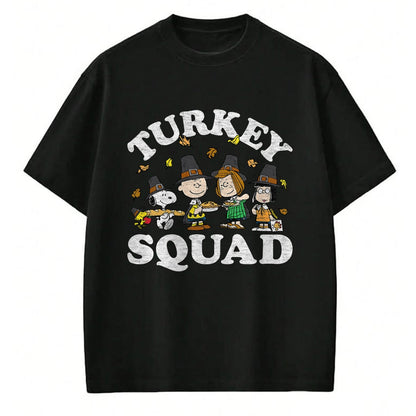 Best Thanksgiving Family Shirt , Funny Thanksgiving UnisexT-Shirt/Hoodie/Sweatshirt HLT00 - Turkey Squad T-Shirt