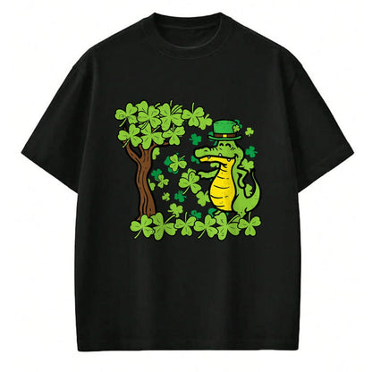 Patrick Day Shirts for Family, Funny Patrick Day shirts, st patrick's day Unisex T-Shirt/Hoodie/Sweatshirt HLT00 - St Patrick Day Alligator Shamrock Saint Pattys Men Women Kid T-Shirt