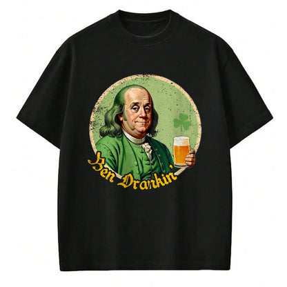 Patrick Day Shirts for Family, Funny Patrick Day shirts, st patrick's day Unisex T-Shirt/Hoodie/Sweatshirt HLT00 - Ben Drankin Shenanigan Clover Irish Shamrock St Patrick Day T-Shirt