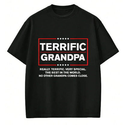 Best Grandpa Shirt, Proud Grandpa Unisex T-Shirt/Hoodie/Sweatshirt HLT00 - Terrific Grandpa - Funny Donald Trump Campaign Style T-Shirt