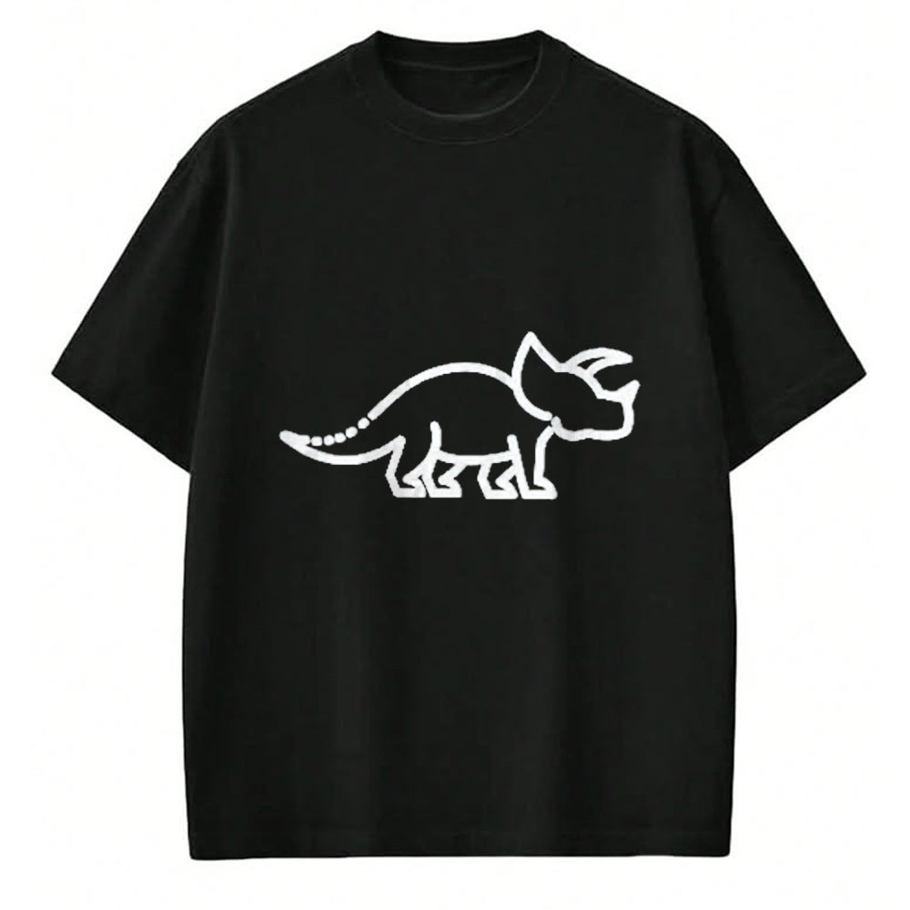 Best Dinosaur Lover Shirt, Funny Dinosaur UnisexT-Shirt/Hoodie/Sweatshirt HLT00 - Triceratops for Men Women & Kids  Dinosaur Badge T-Shirt, Men, Black, Large