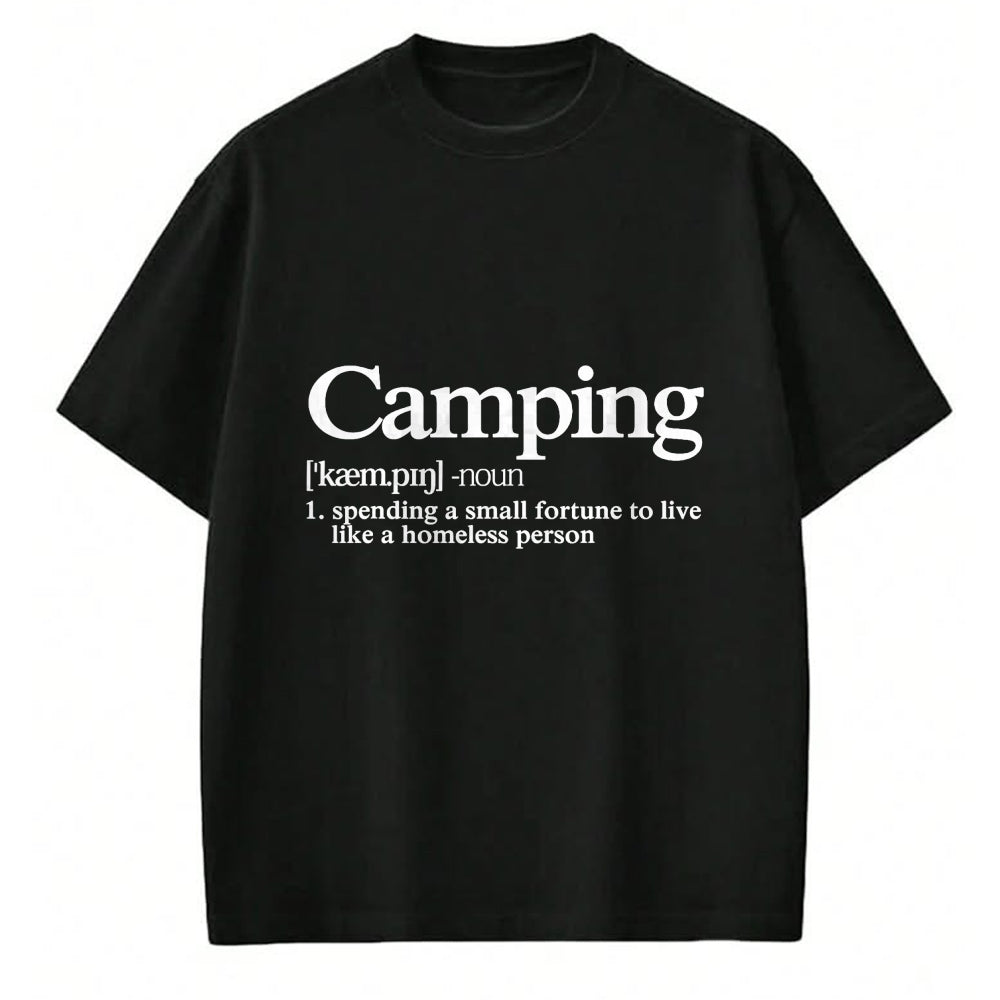 Funny Camping Shirt, Gift For Camping Lover Unisex T-Shirt/Hoodie/Sweatshirt HLT00 - Camping Definition Funny Camper Saying T-Shirt