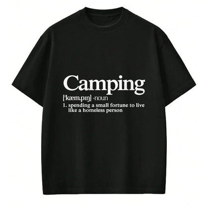 Funny Camping Shirt, Gift For Camping Lover Unisex T-Shirt/Hoodie/Sweatshirt HLT00 - Camping Definition Funny Camper Saying T-Shirt