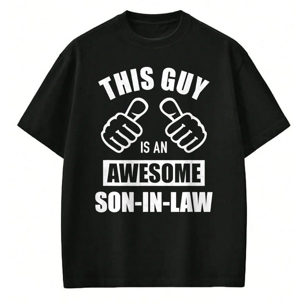 Best Wife Shirt, Wife and Husband Unisex T-Shirt/Hoodie/Sweatshirt HLT00 - This guy awesome son-in-law from father-in-law T-Shirt