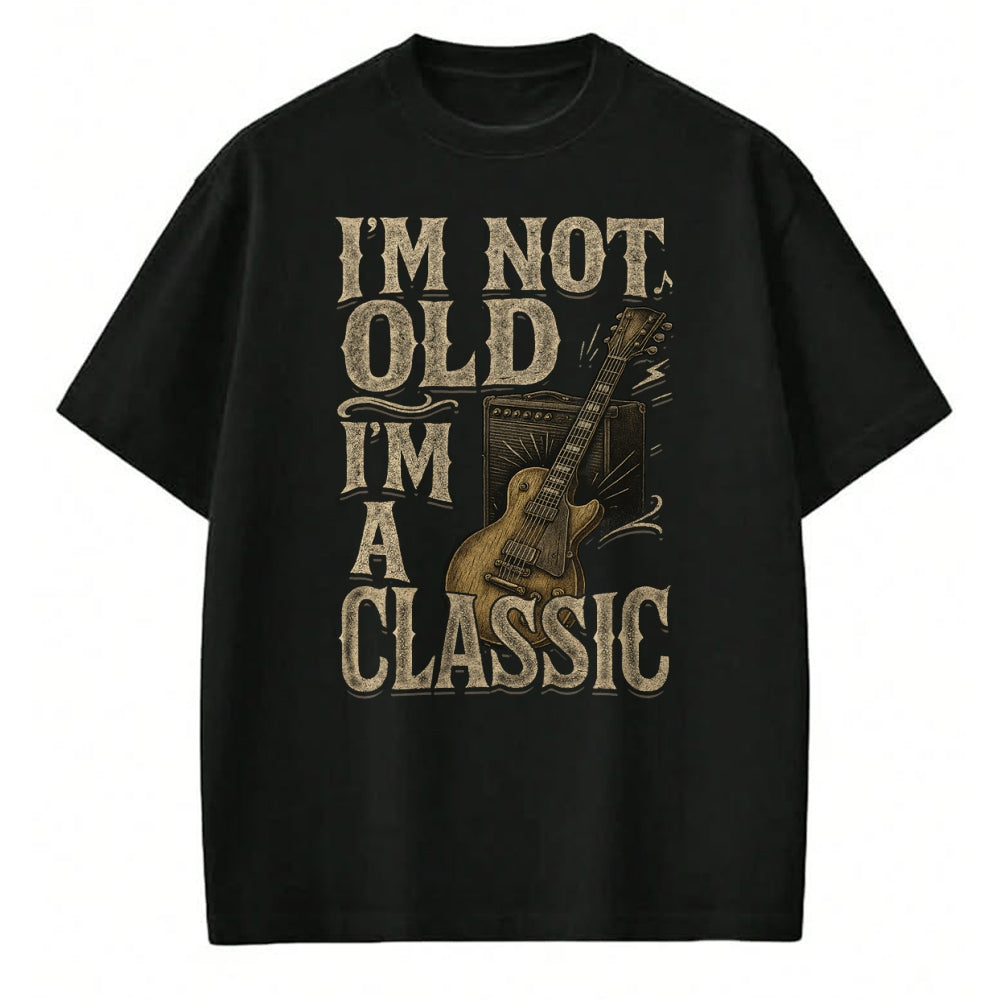 Guitar Lover Shirt, Funny Guitar UnisexT-Shirt/Hoodie/Sweatshirt HLT00 - I’m Not Old I’m A Classic Shirt Vintage Guitar Music Lover T-Shirt