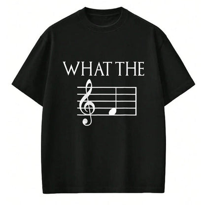 Guitar Lover Shirt, Funny Guitar UnisexT-Shirt/Hoodie/Sweatshirt HLT00 - What The F Musical Note T-Shirt