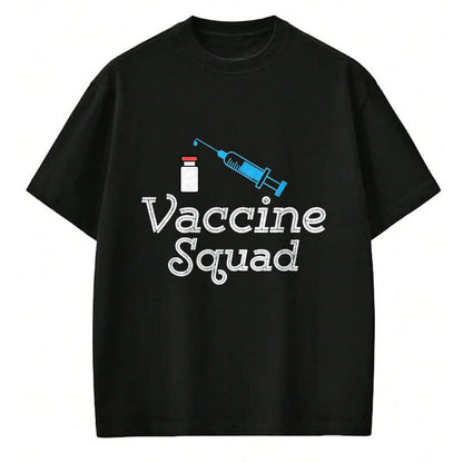 Best Doctor Shirt, Funny Doctor UnisexT-Shirt/Hoodie/Sweatshirt HLT00 - Funny Vaccine Squad Cute Nurse Doctor DR Vaccinated 19 Tee T-Shirt, Women, Black, Medium