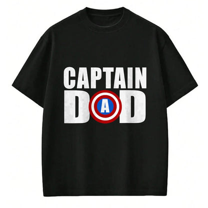Gift for Dad Shirt, Funny Dad Unisex T-Shirt/Hoodie/Sweatshirt HLT00 – Funny Super Captain Dad Superhero Fathers Day T-Shirt
