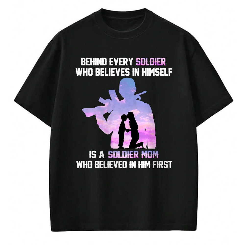 Gift for Mom Shirt, Funny Mom Unisex T-Shirt/Hoodie/Sweatshirt HLT00 - Proud Army Mom of Every Soldier Hero T-Shirt