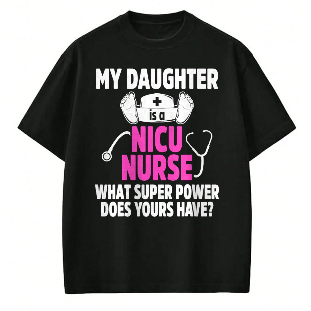 Funny Nurse Shirt, Nurse Unisex T-Shirt/Hoodie/Sweatshirt HLT00 - NICU Nurse Daughter Neonatal Newborn Nursing RN T-Shirt