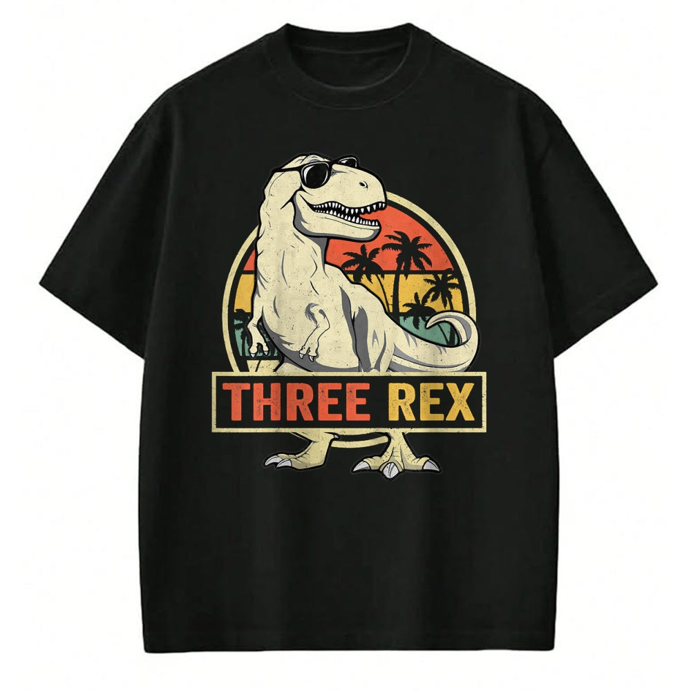 Best Dinosaur Lover Shirt, Funny Dinosaur UnisexT-Shirt/Hoodie/Sweatshirt HLT00 - Three Rex 3rd Birthday T Shirts Third Dinosaur Tees for Boys Girls Kids 3 Year Old
