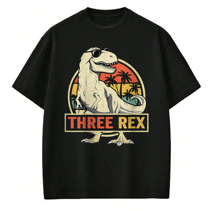 Best Dinosaur Lover Shirt, Funny Dinosaur UnisexT-Shirt/Hoodie/Sweatshirt HLT00 - Three Rex 3rd Birthday T Shirts Third Dinosaur Tees for Boys Girls Kids 3 Year Old