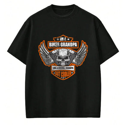 Best Grandpa Shirt, Proud Grandpa Unisex T-Shirt/Hoodie/Sweatshirt HLT00 - Funny I'm a Biker Grandpa like a Normal Grandpa But Cooler T-Shirt