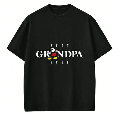 Best Grandpa Shirt, Proud Grandpa Unisex T-Shirt/Hoodie/Sweatshirt HLT00 - Disney Mickey Mouse Thumbs Up Best Grandpa Ever Father���s Day T