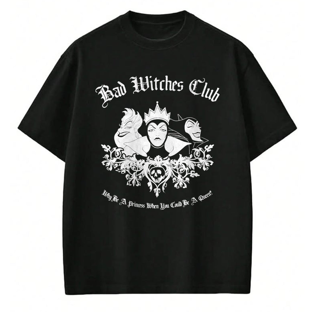 Best Wife Shirt, Wife and Husband Unisex T-Shirt/Hoodie/Sweatshirt HLT00 - Disney Villains Bad Witches Club Group Shot Vintage T-Shirt (1)