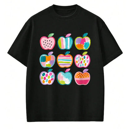 Best Student Shirt, Funny Back To School UnisexT-Shirt/Hoodie/Sweatshirt HLT00 - Preppy Art Apples Back to School Teacher Student Cute Apple T-Shirt