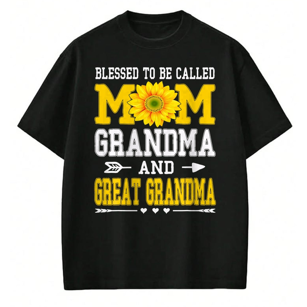 Best Grandma Shirt, Proud Grandma Unisex T-Shirt/Hoodie/Sweatshirt HLT00 - Blessed to be called Mawmaw Shirt Sunflower Lovers Grandma T-Shirt