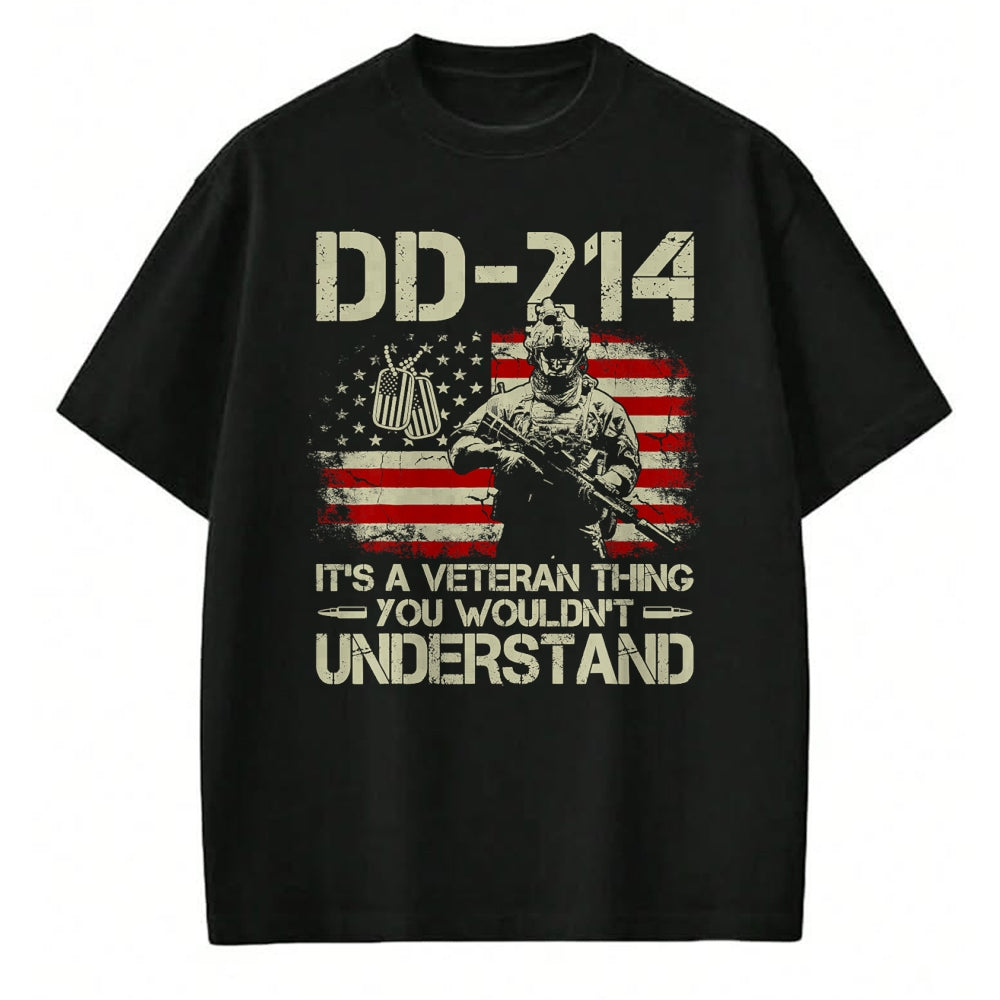 Proud Veteran Shirt, Funny Veteran UnisexT-Shirt/Hoodie/Sweatshirt HLT00 - DD-214 It_s A Veteran Thing You Wouldn_t Understand T-Shirt Tee for Men Women