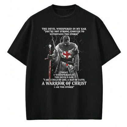 Christian Tee, Christian Faith Unisex T-Shirt/Hoodie/Sweatshirt HLT00 -  A Warrior of christ Tshirt T-Shirt