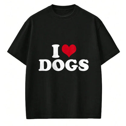 Dog Love Shirt, Dog Lover Gift T-Shirt/Hoodie/Sweatshirt HLT00 - I Love Dogs T-Shirt (1)
