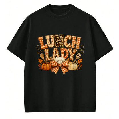 Best Thanksgiving Family Shirt , Funny Thanksgiving UnisexT-Shirt/Hoodie/Sweatshirt HLT00 - Lunch Lady Fall Thanksgiving Pumpkins Leaves Soups Thankful T-Shirt