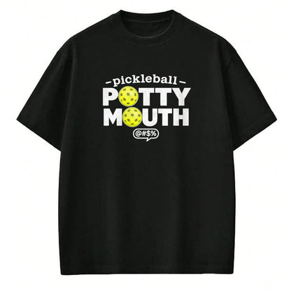 Funny Pickleball Shirt, Pickleball Lover Unisex T-Shirt/Hoodie/Sweatshirt HLT00 - Pickleball Potty Mouth Funny Player Humor T-Shirt