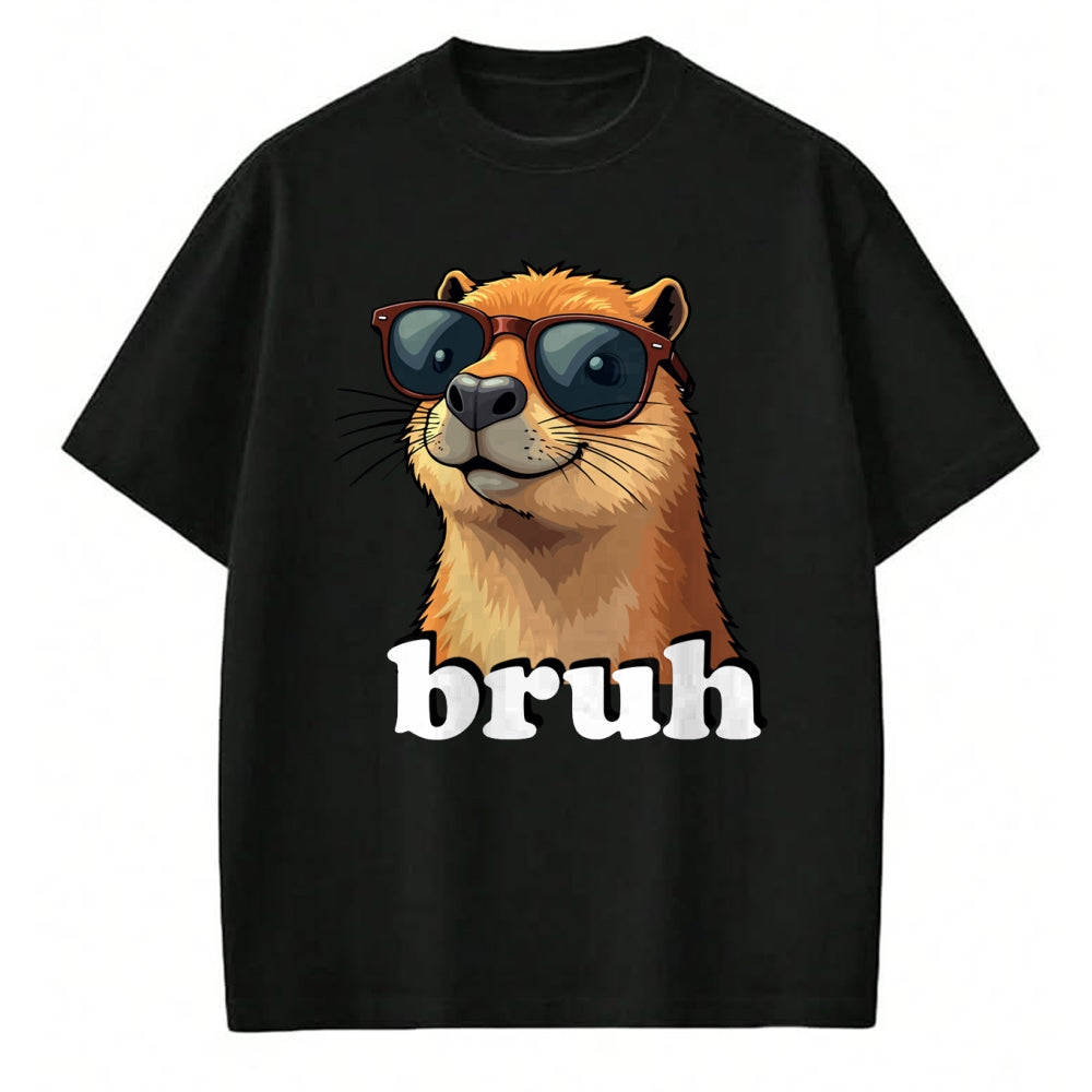 Cute Capybara Shirt, Funny Capybara Unisex T-Shirt/Hoodie/Sweatshirt HLT00 - Capybara Long Sleeve T-Shirt (4)