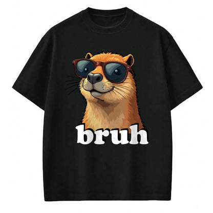 Cute Capybara Shirt, Funny Capybara Unisex T-Shirt/Hoodie/Sweatshirt HLT00 - Capybara Long Sleeve T-Shirt (4)