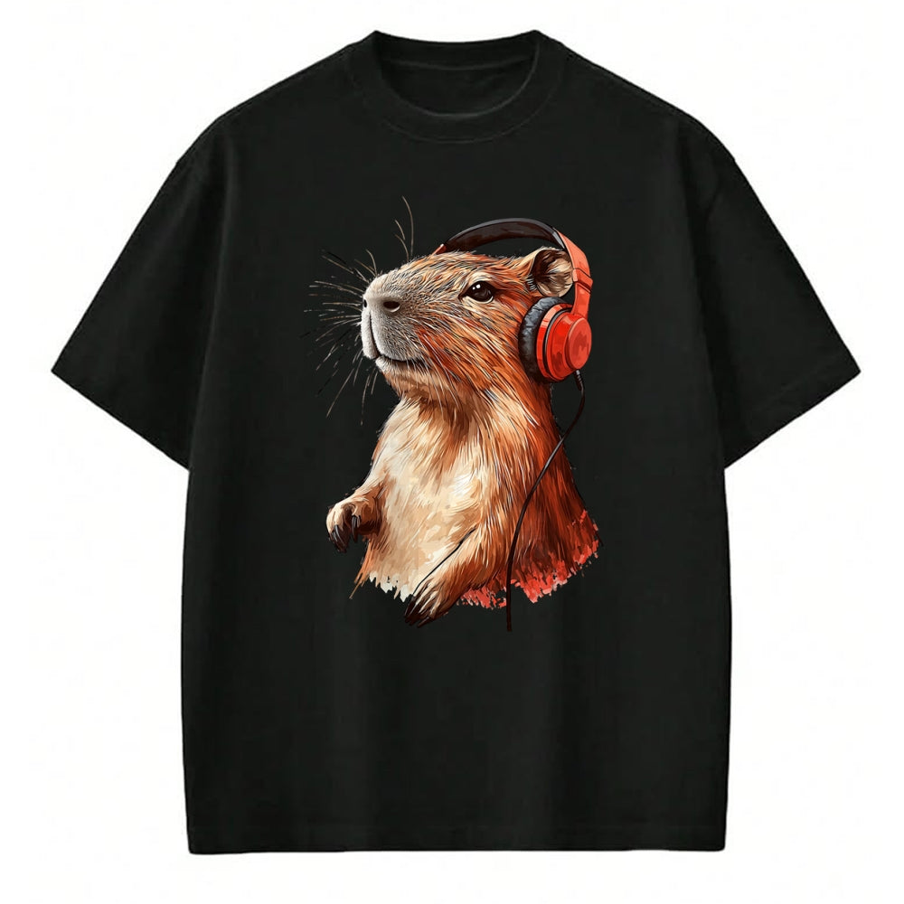 Cute Capybara Shirt, Funny Capybara Unisex T-Shirt/Hoodie/Sweatshirt HLT00 - Capybara Long Sleeve T-Shirt (3)