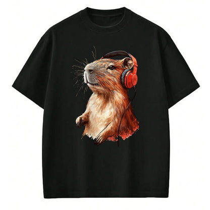 Cute Capybara Shirt, Funny Capybara Unisex T-Shirt/Hoodie/Sweatshirt HLT00 - Capybara Long Sleeve T-Shirt (3)