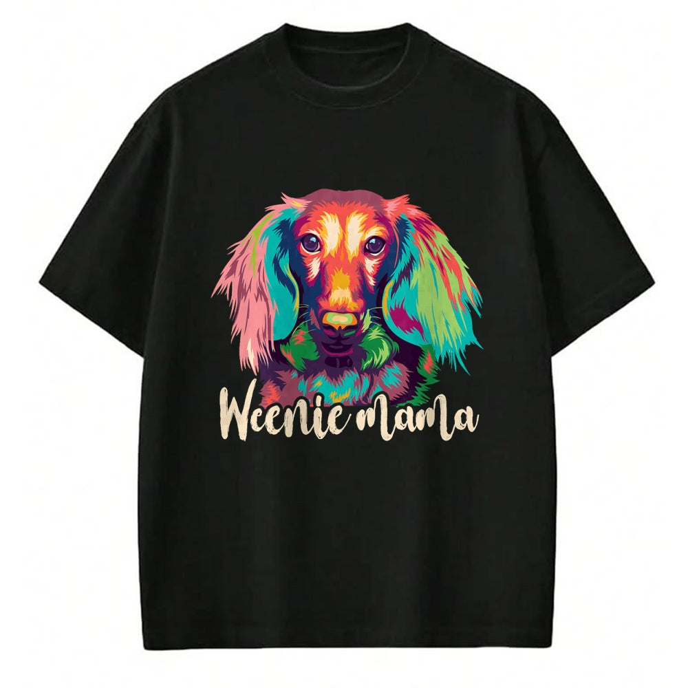 Dog Love Shirt, Dog Lover Gift T-Shirt/Hoodie/Sweatshirt HLT00 - Dachshund-Shirt Women Weenie Mama Mothers Day Weiner Dog Mom T-Shirt