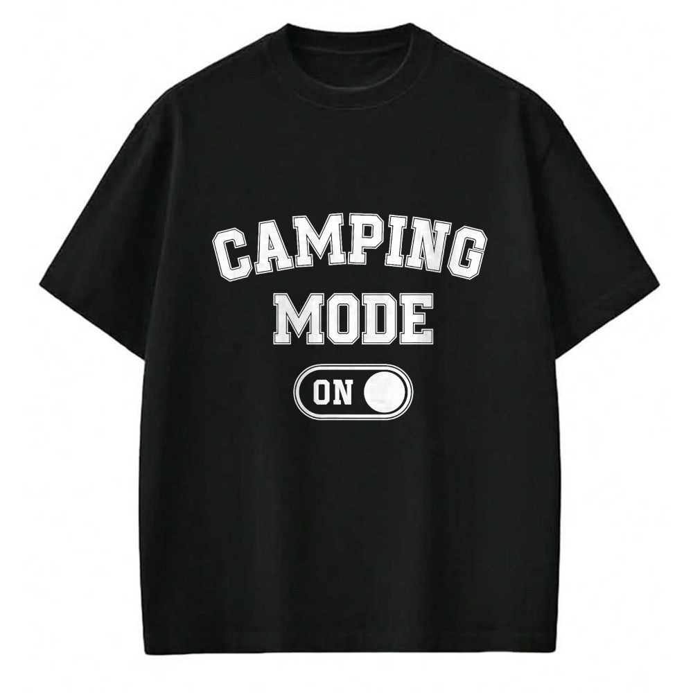 Funny Camping Shirt, Gift For Camping Lover Unisex T-Shirt/Hoodie/Sweatshirt HLT00 - Camping Mode On Funny Camper Gift Nature Lover Scout T-Shirt