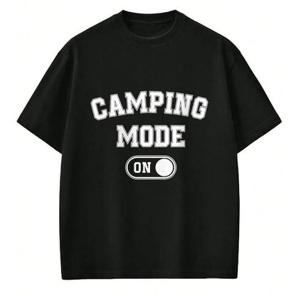 Funny Camping Shirt, Gift For Camping Lover Unisex T-Shirt/Hoodie/Sweatshirt HLT00 - Camping Mode On Funny Camper Gift Nature Lover Scout T-Shirt