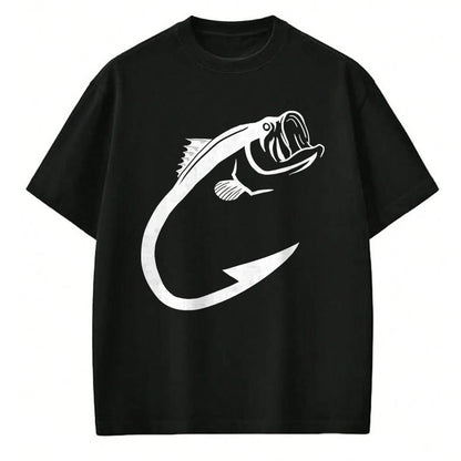 Funny Fishing Shirt, Gift For Fishing Lover Unisex T-Shirt/Hoodie/Sweatshirt HLT00 - Fish Hook Minimal Art Cool Fishing Lover Art Lover Gift T-Shirt