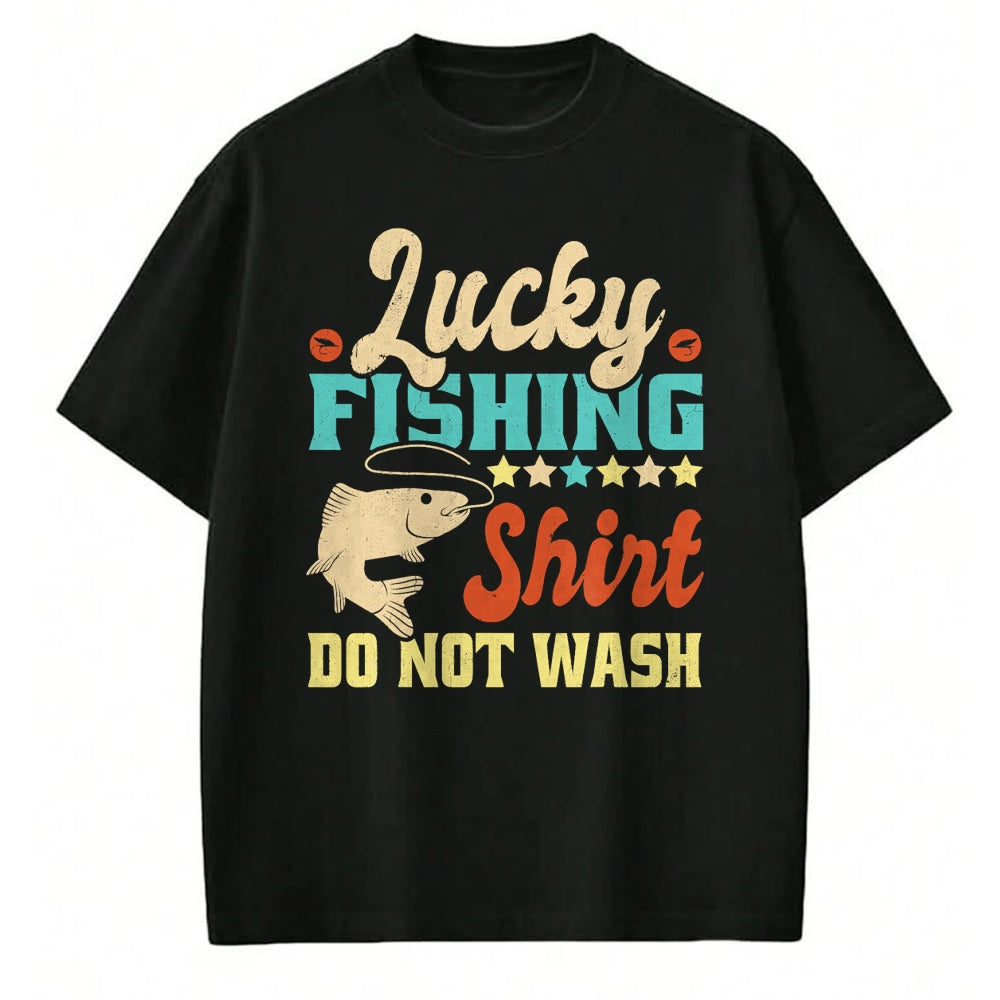 Gift for Dad Shirt, Funny Dad Unisex T-Shirt/Hoodie/Sweatshirt HLT00 – Funny My Lucky Fishing Shirt For Men Women Dad T-Shirt