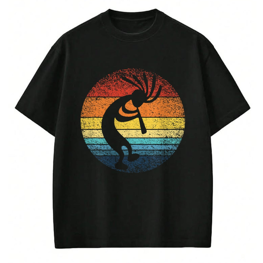 Native American T-Shirts, Vintage Native American Unisex T-Shirt/Hoodie/Sweatshirt HLT00 - Dancing Kokopelli Southwestern USA, Native American Symbol