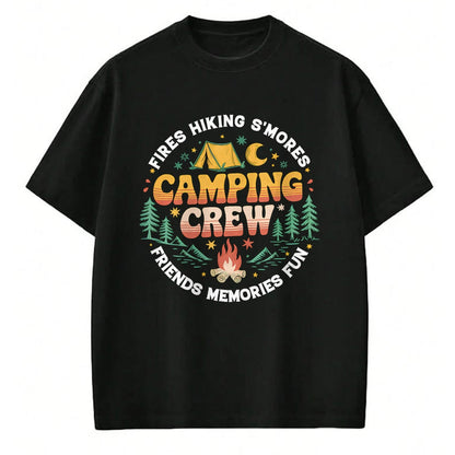 Funny Camping Shirt, Gift For Camping Lover Unisex T-Shirt/Hoodie/Sweatshirt HLT00 - Camping Crew Family Matching Group Friends Men Women Kid T-Shirt